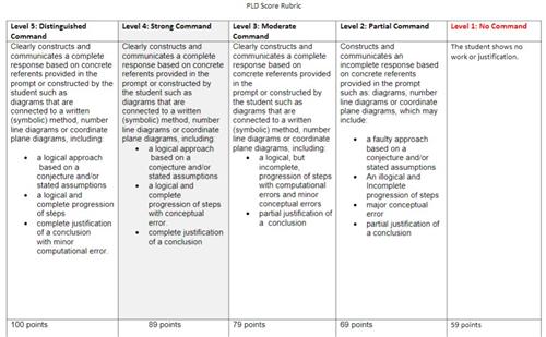 PLD Rubric
